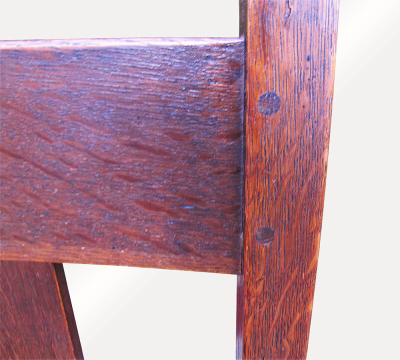 Gustav Stickley Rocking Arm Chair. W5155 - Image 9