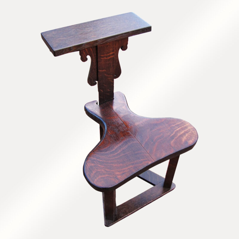 Antique Rare Charles Rohlfs Hall Chair w5157 - SOLD - Image 2