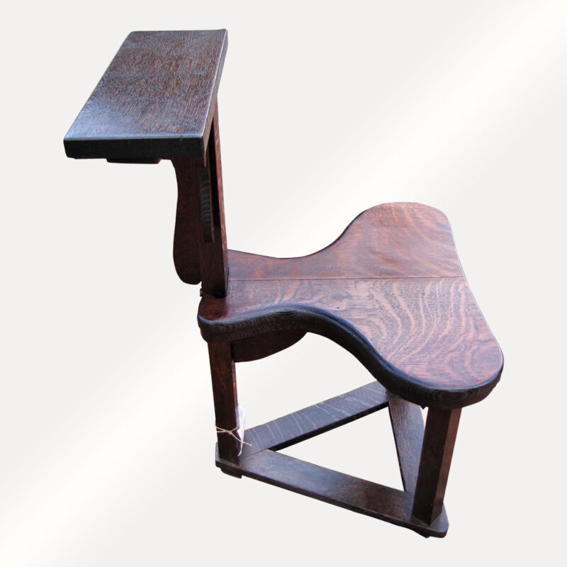Antique Rare Charles Rohlfs Hall Chair w5157 - SOLD - Image 5