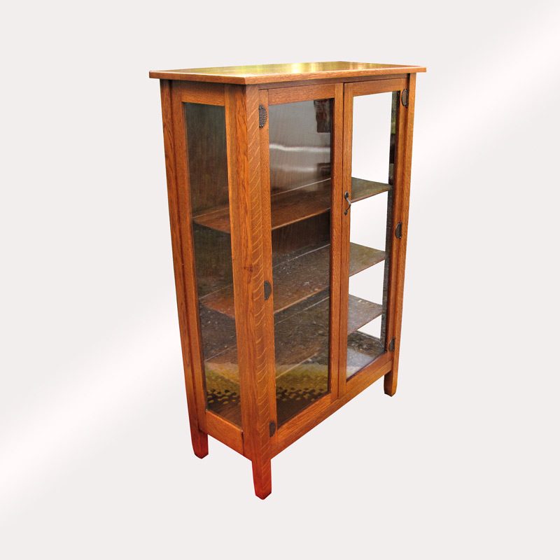 Antique Small Stickley Brothers China Cabinet w5348