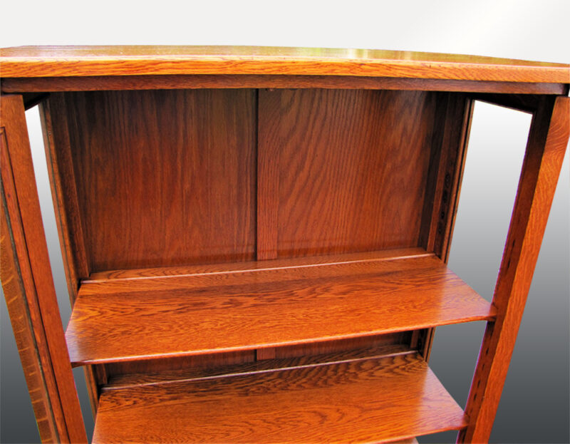 Antique Small Stickley Brothers China Cabinet w5348 - Image 7