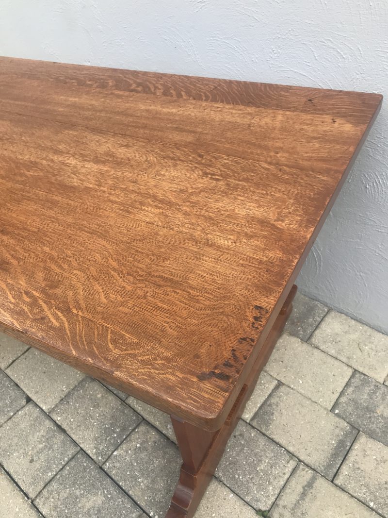 W6065 L&G Stickley Trestle Table - Image 26