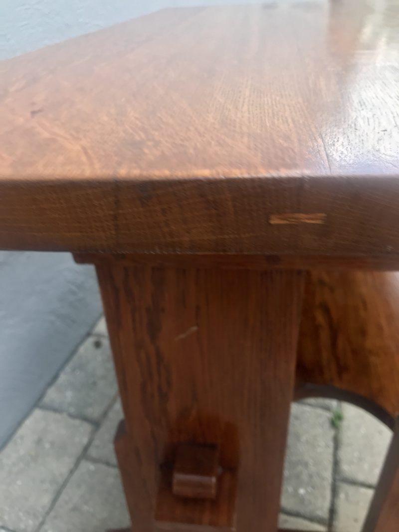 W6065 L&G Stickley Trestle Table - Image 11