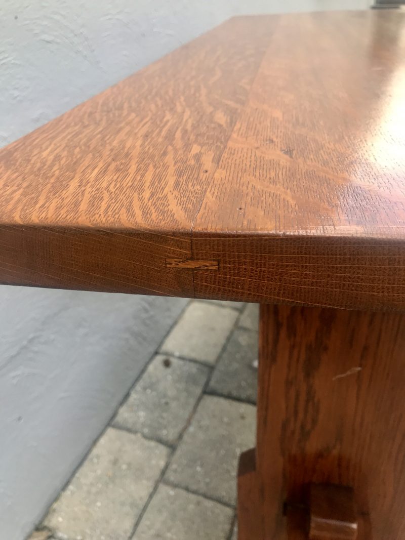 W6065 L&G Stickley Trestle Table - Image 10