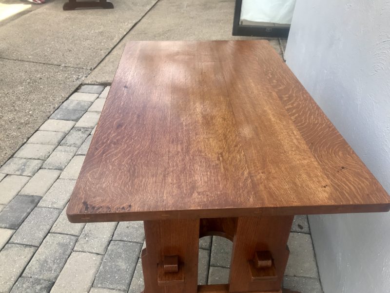 W6065 L&G Stickley Trestle Table - Image 8