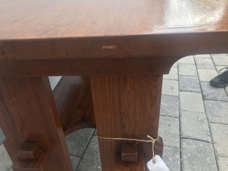 W6065 L&G Stickley Trestle Table - Image 25