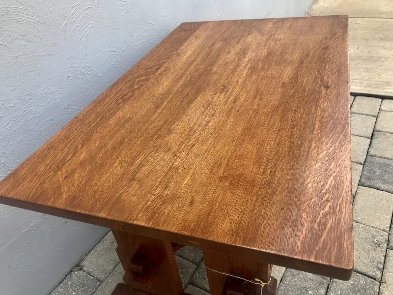 W6065 L&G Stickley Trestle Table - Image 7