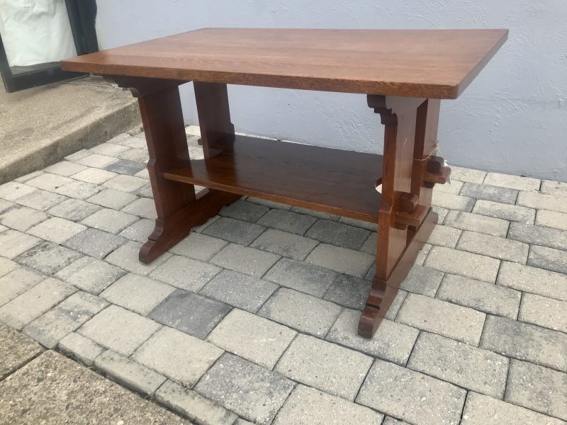 W6065 L&G Stickley Trestle Table - Image 5
