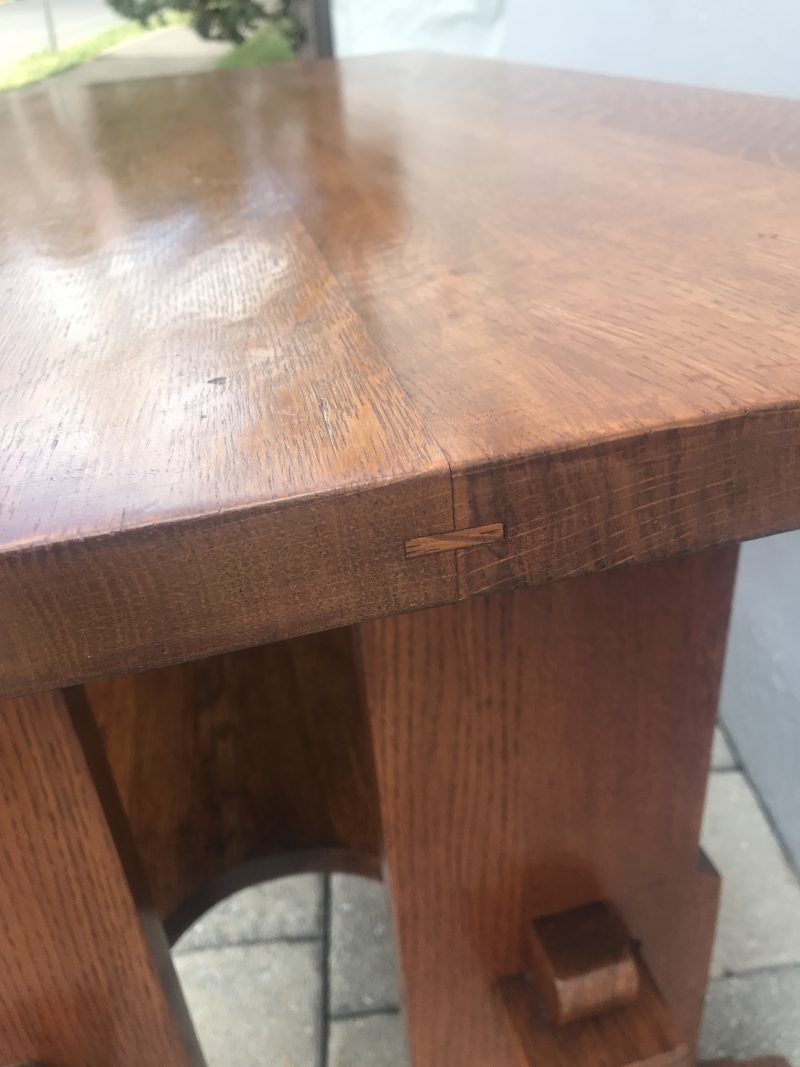 W6065 L&G Stickley Trestle Table - Image 21