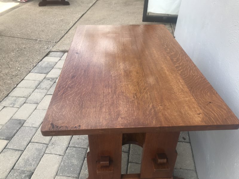 W6065 L&G Stickley Trestle Table - Image 20