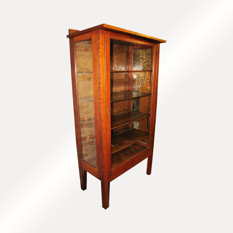 Antique (Lifetime) One Door China Cabinet w99 - Image 5